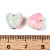 Crackle Opaque Acrylic Beads OACR-N152-02-3