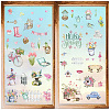 8 Sheets 8 Styles PVC Waterproof Wall Stickers DIY-WH0345-162-1