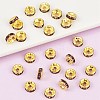 Brass Rhinestone Spacer Beads RB-A014-Z6mm-10G-2