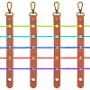 4Pcs Alloy Leather Threader AJEW-CL0005-55A-1