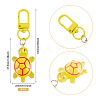 3Pcs Resin Tortoise Pendant Decorations HJEW-TA0001-39A-3