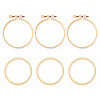 Plastic Imitation Bamboo Cross Stitch Embroidery Hoops TOOL-TADJ0001-03B-3