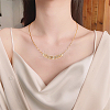 6Pcs 2 Colors Brass Tube Beads KK-BBC0014-58-5