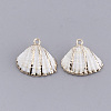 Electroplate Sea Shell Pendants SSHEL-S261-06-2