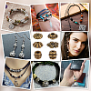 300Pcs 6 Styles Tibetan Style Alloy Spacer Beads FIND-PH0020-41AB-6