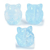 Transparent Spray Paint Glass Beads X1-GLAA-H035-01E-1