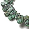 Synthetic African Turquoise(Jasper) Beads Strands G-B064-B50-4