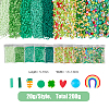 200G 10 Style Saint Patrick's Day Handmade Polymer Clay Cabochons Sets CLAY-FH0001-26-2