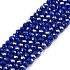 Electroplate Glass Beads Strands EGLA-A044-P2mm-A07-1