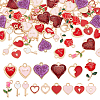 90Pcs 15 Style Alloy Enamel Charms ENAM-PH0002-36-1