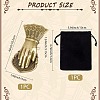 Alloy Hand Shaped Bookmark Clip AJEW-CP0006-94B-AB-2