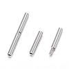 Tarnish Resistant 304 Stainless Steel Bayonet Clasps STAS-F108-12P-1.3mm-2