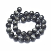 Natura Hawk's Eye Beads Strands G-D0001-22A-12mm-2