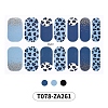 Fruit Floral Leopard Print Full Wrap Nail Polish Stickers MRMJ-T078-ZA261-2