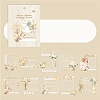 20 Sheets Paper PET Stickers Dreamy Flower Shadow Series PW-WG1A115-06-1