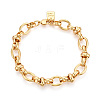 Brass Chain Bracelets BJEW-N032-06G-2