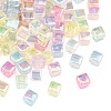 UV Plating Transparent Acrylic Beads MACR-K361-37-1