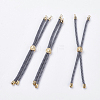 Nylon Twisted Cord Bracelet Making MAK-F018-07G-RS-1