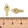 Rack Plating Brass Cubic Zirconia Charms X-KK-Q795-07G-3