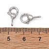 SHEGRACE Brass Spring Ring Clasps XGRQ58643-785P-3