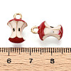 Fruit Alloy Enamel Charms ENAM-N062-06D-3