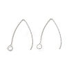 Tarnish Resistant Ion Plating(IP) 316 Stainless Steel Earrings Finding STAS-B025-01P-1