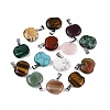 Natural & Synthetic Mixed Stone Pendants G-N344-20P-1