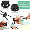100Pcs 4 Styles Plastic Cord Locks FIND-TA0010-22-5