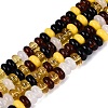 Opaque & Imitation Jade & Transparent Glass Beads Strands GLAA-Q113-05A-1