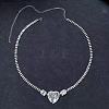 Heart Alloy Full Crystal Rhinestone Waist Belly Chains for Bikini FS-WG5F00F-02-3