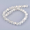 Electroplate Glass Beads Strands LAMP-K029-03-3
