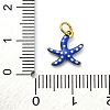 304 Stainless Steel Enamel Charms X-STAS-E550-40G-04-3