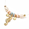 Starfish & Sea Horse & Shell Pendant Necklaces for Teen Girl Women NJEW-JN03715-01-4