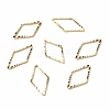 Brass Linking Rings KK-F831-015B-G-RS-1