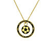 304 Stainless Steel Enamel Sport Football Pendant Necklaces WGDDA99-03-3