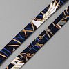 5M Japanese Printed Bird Cotton Ribbons OCOR-WH0089-25A-08-1