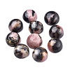 Natural Rhodonite Cabochons G-P393-R68-10MM-1