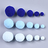 DIY Doll Craft Polyester High-elastic Pom Pom Ball AJEW-R093-01-C02-2