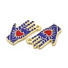 Alloy Enamel Pendants ENAM-J650-05G-03-4