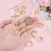 12Pcs 3 Styles Rack Plating Brass Pendants KK-BBC0024-11-3
