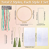 DIY Bookmarks Embroidery Kits DIY-SC0029-44A-2