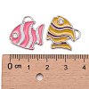 Alloy Enamel Pendants ENAM-P152-M-3