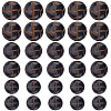 90Pcs 3 Styles Plastic Buttons BUTT-CY0001-10B-1