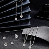 10Pcs Brass Micro Pave Cubic Zirconia Charms ZIRC-SC0001-14-4