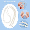   1Pc Acrylic Imitation Pearl Bead Chain Bag Handle FIND-PH0009-62A-4