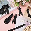 100Pcs Awareness Ribbon Nylon Lapel Pin Backs for Backpack Clothes JEWB-GL0001-03A-4
