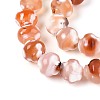 Dyed Natural Agate Beads Strands G-T144-27D-3