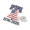 USA Independence 250 Year Commemorative Alloy Enamel Lapel Pin Backs JEWB-B046-01C-P-3