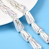 Transparent Spray Painted Glass Beads Strands GLAA-N001-41-1