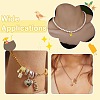 7Pcs 7 Styles Rack Plating Brass Micro Pave Clear Cubic Zirconia Pendants KK-CJ0004-03-7